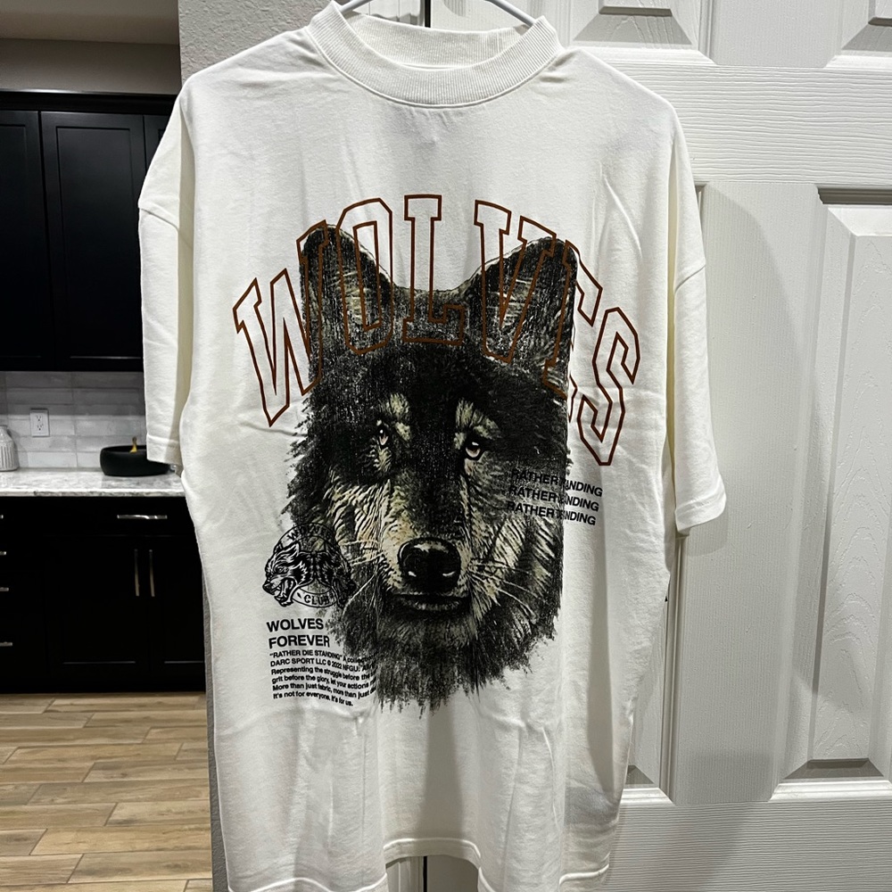 Darcsport Darc Sport EYES V2 "PREMIUM VINTAGE" OVERSIZED TEE IN CREAM M